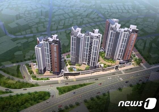 본문 이미지 - 호반써밋 개봉 조감도(호반건설 제공).