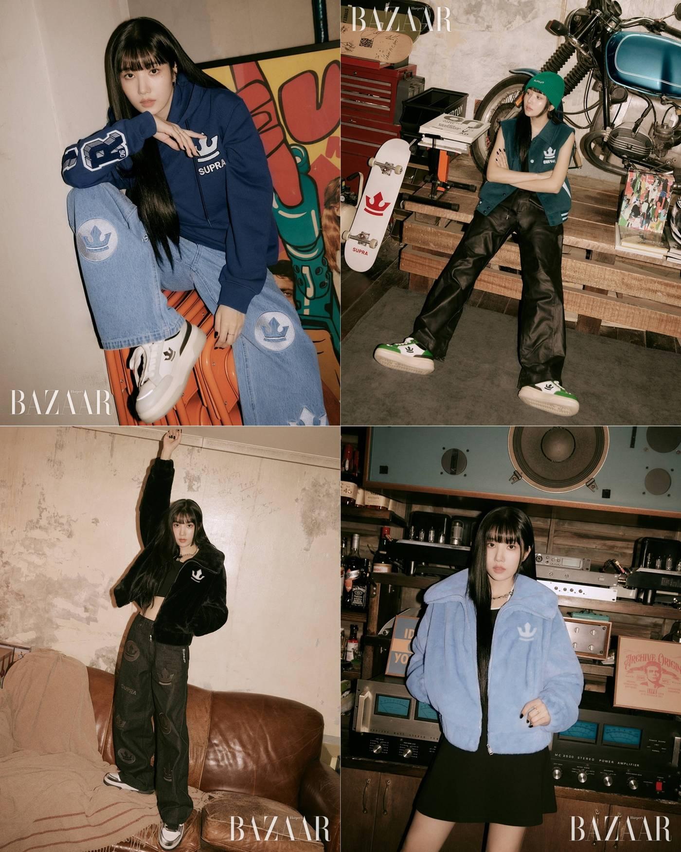 본문 이미지 - 가수 권은비가 화보를 통해 다양한 매력을 뽐냈다. 하퍼스바자