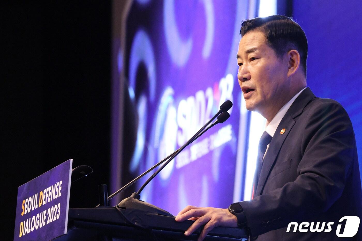 본문 이미지 - 신원식 국방부 장관. 2023.10.18/뉴스1 ⓒ News1 신웅수 기자