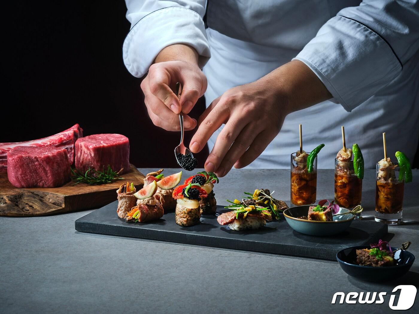 본문 이미지 - 인터컨티넨탈 서울 코엑스 한우 오마카세 스페셜(파르나스호텔 제공)