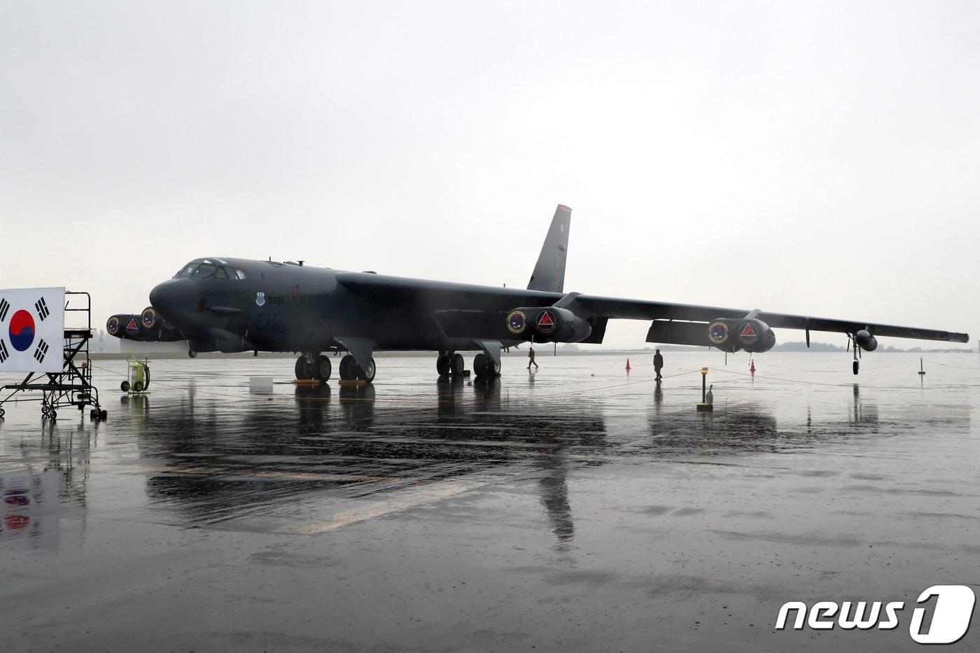 본문 이미지 - 미 공군의 전략폭격기 B-52H 스트래토포트리스. (국방일보 제공) 2023.10.19 ⓒ 뉴스1
