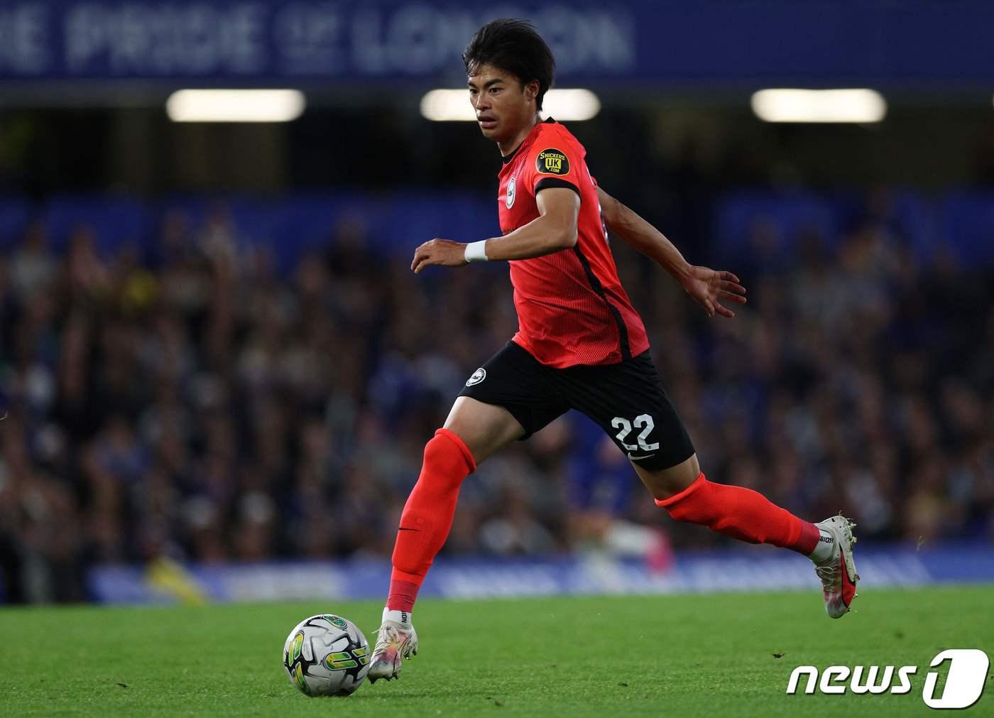 본문 이미지 - 브라이튼의 미토마. ⓒ AFP=뉴스1