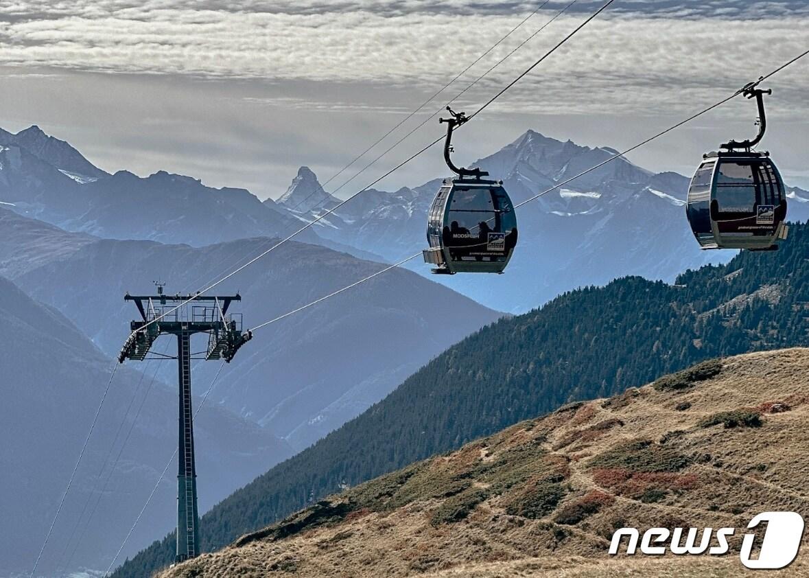 본문 이미지 - 마터호른 전망을 어디서든 실컷 볼 수 있는 알레취 아레나 ⓒ News1 윤슬빈 기자