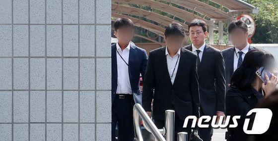 본문 이미지 - 주가 시세조종 관여 의혹이 제기된 배재현 카카오 투자총괄대표가 18일 오후 구속 전 피의자심문(영장실질심사)을 받기 위해 서울 남부지방법원에 출석하고 있다. 2023.10.18/뉴스1 ⓒ News1 이동해 기자