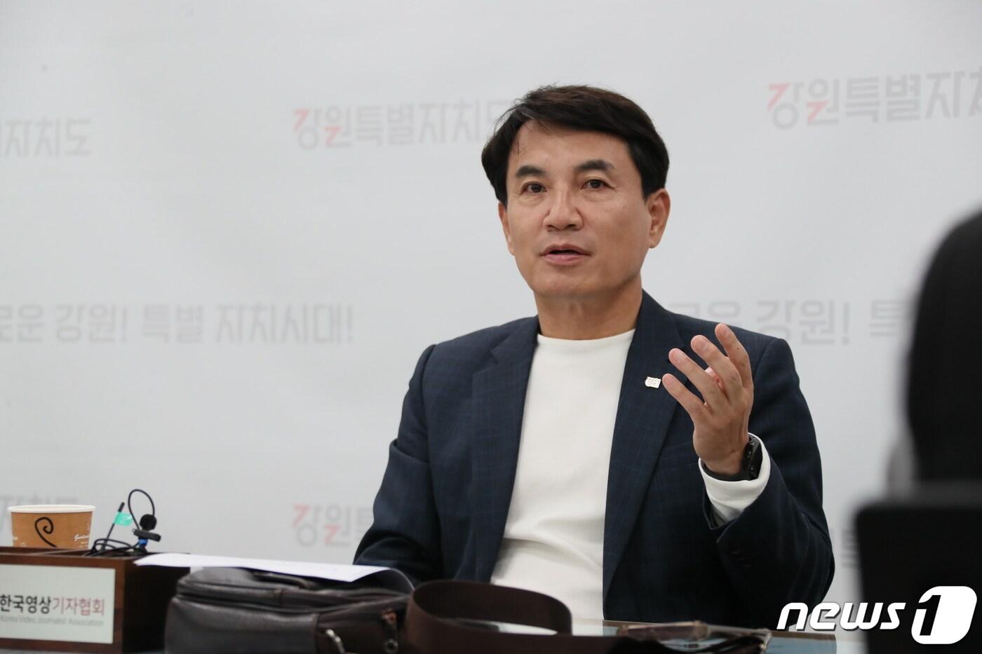 본문 이미지 - 김진태 강원특별자치도지사.(강원도 제공) 2023.10.23/뉴스1