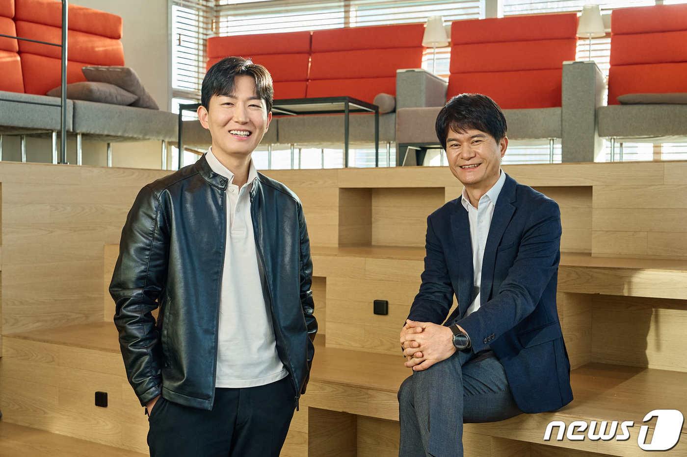 대웅펫 이효준 대표(왼쪽)와 문재봉 대표(대웅제약 제공) ⓒ 뉴스1