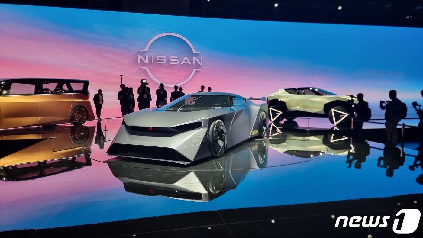 닛산의 전기차 콘셉트 모델들. <자료 사진> ⓒ News1 이형진 기자