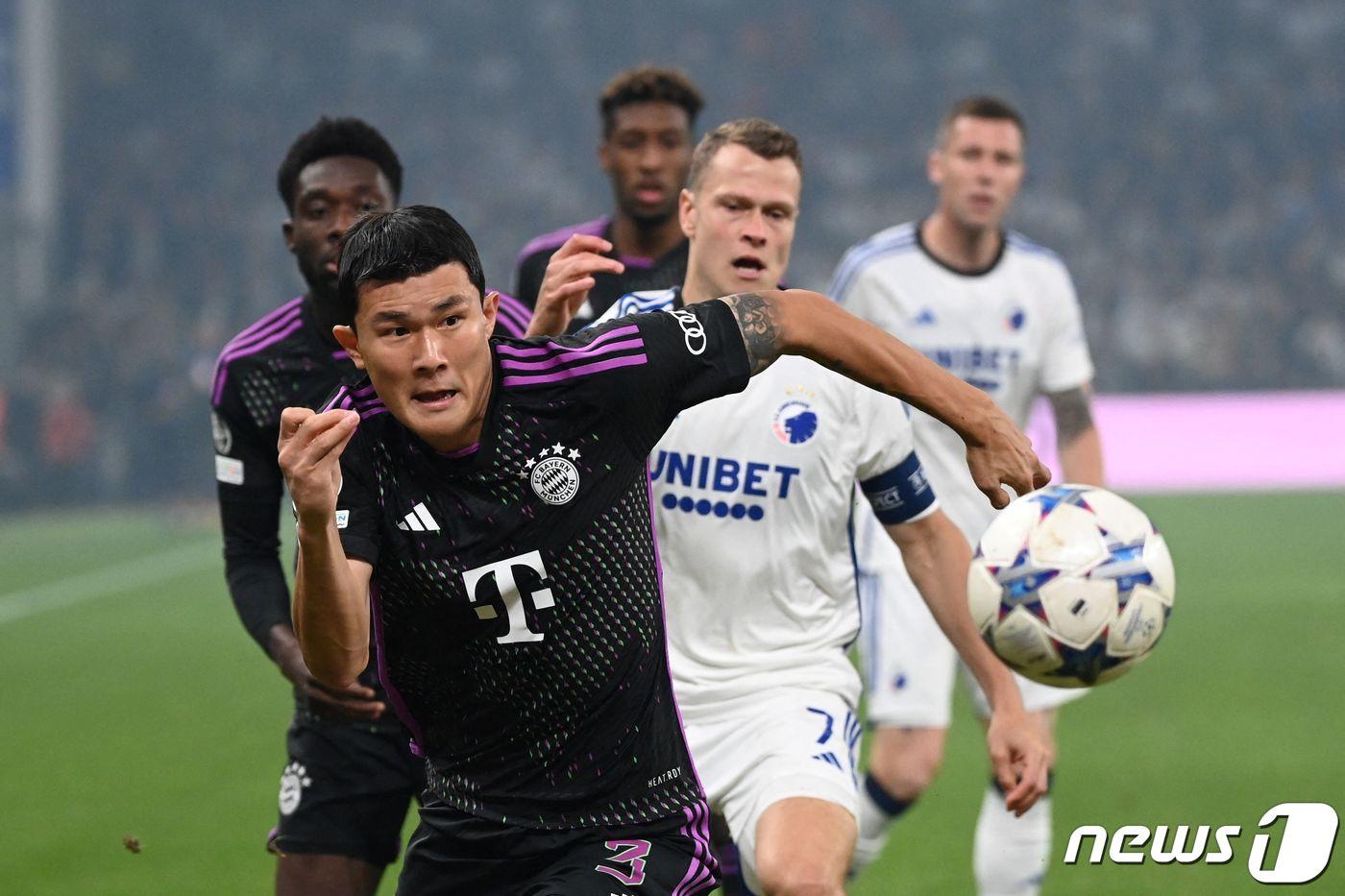 바이에른 뮌헨의 김민재. ⓒ AFP=뉴스1