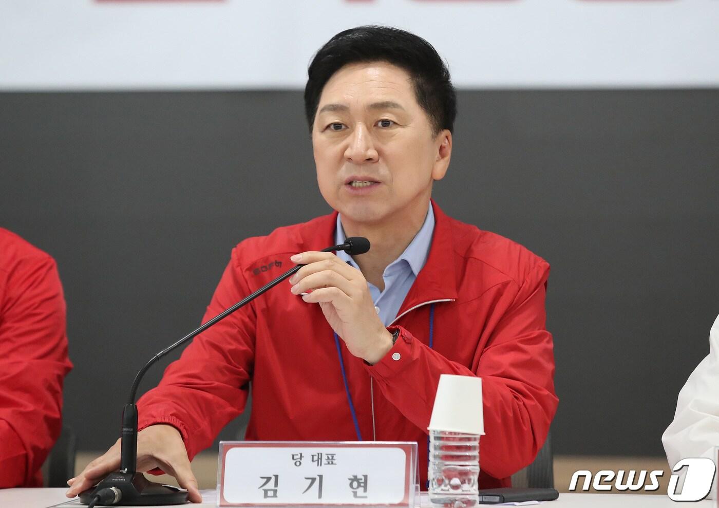 본문 이미지 - 김기현 국민의힘 대표 2023.10.3/뉴스1 ⓒ News1 임세영 기자