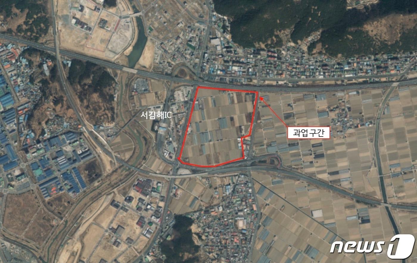 본문 이미지 - 김해 풍유물류단지 위치도 ( ‘풍유동 적정개발 조사분석 용역’ 과업 지시서)