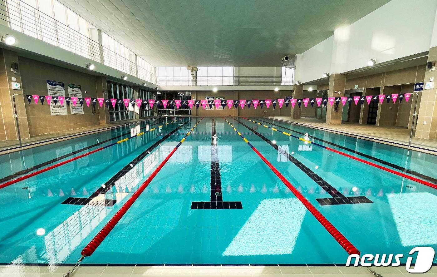 한 실내수영장 전경&#40;사진은 기사 내용과 무관함&#41; /뉴스1 ⓒ News1 박준배 기자