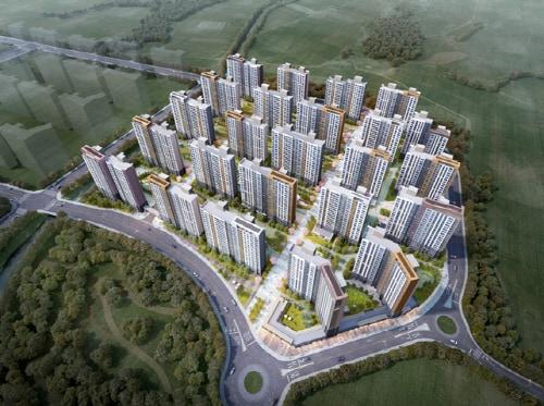 본문 이미지 - 첨단 제일풍경채 A2BL 조감도./제일건설 제공