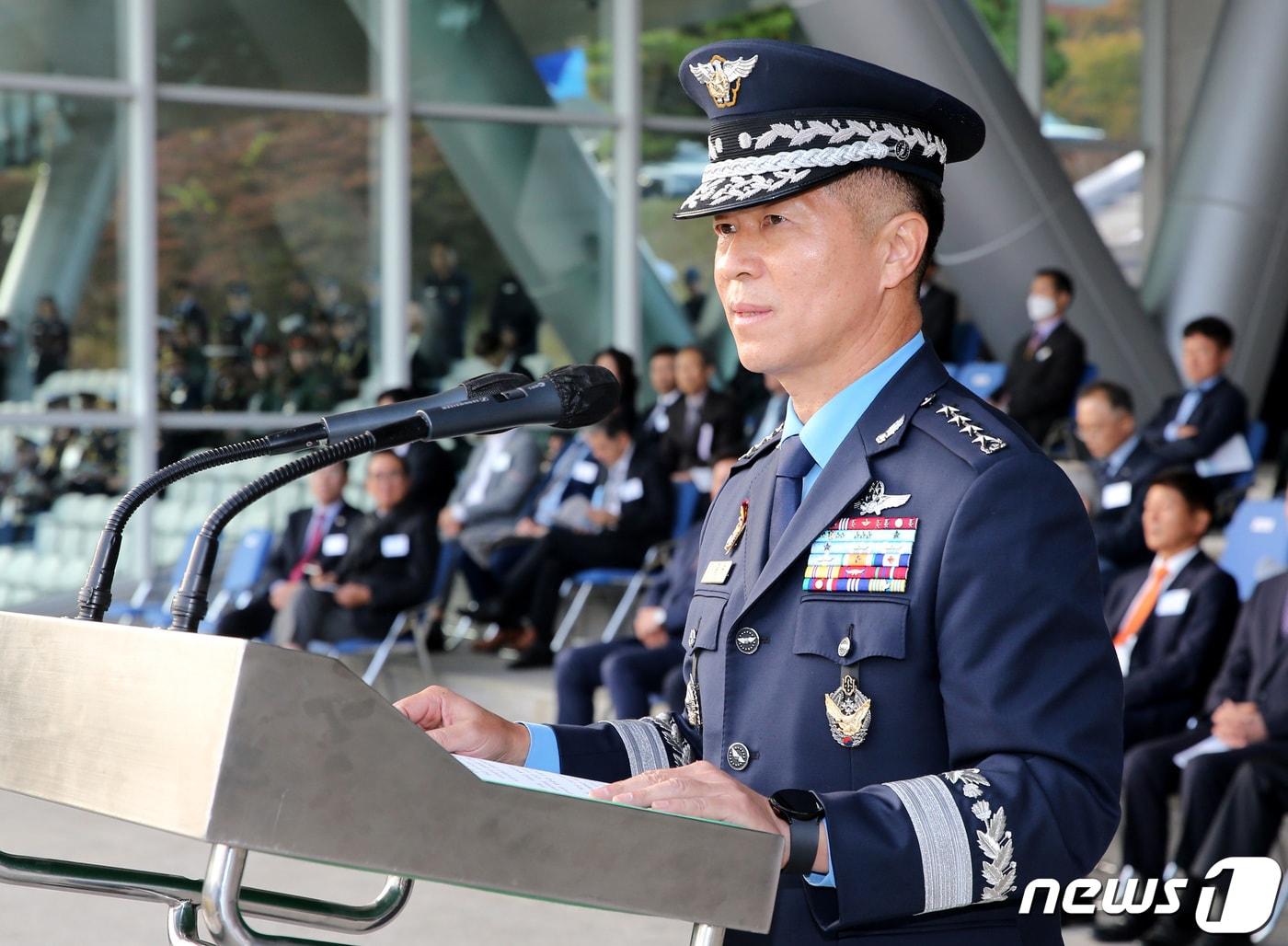 본문 이미지 - 이영수 공군참모총장. 2023.10.31/뉴스1 ⓒ News1 김기태 기자