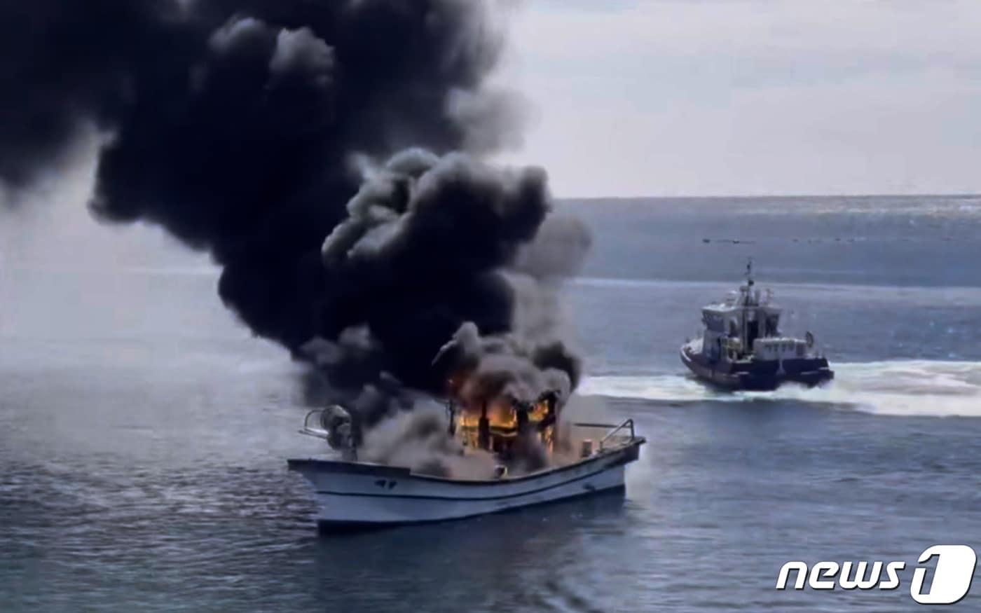 본문 이미지 - 어선 화쟈.(울진해양경찰서제공)(사진은 기사 내용과 관련 없음) ⓒ News1 최창호 기자