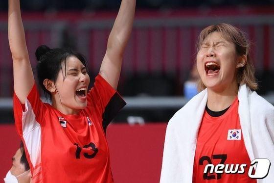본문 이미지 - 여자 핸드볼 대표팀. ⓒ AFP=News1