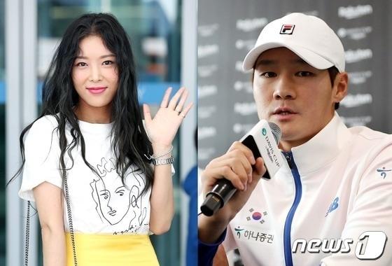 본문 이미지 - 유빈(왼쪽) 권순우  / 사진 출처=뉴스1