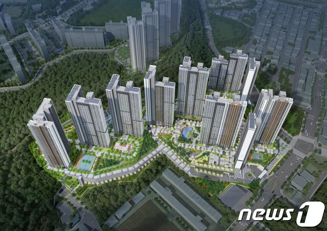 본문 이미지 - 구미 그랑포레 데시앙 1단지 조감도/뉴스1