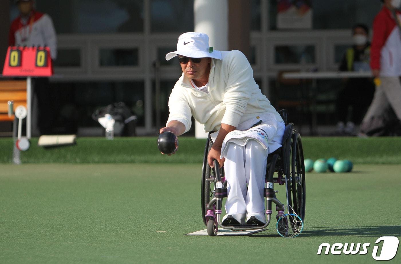 본문 이미지 - 전국장애인체전 종목인 론볼.(전남도 제공) 2023.11.1/뉴스1
