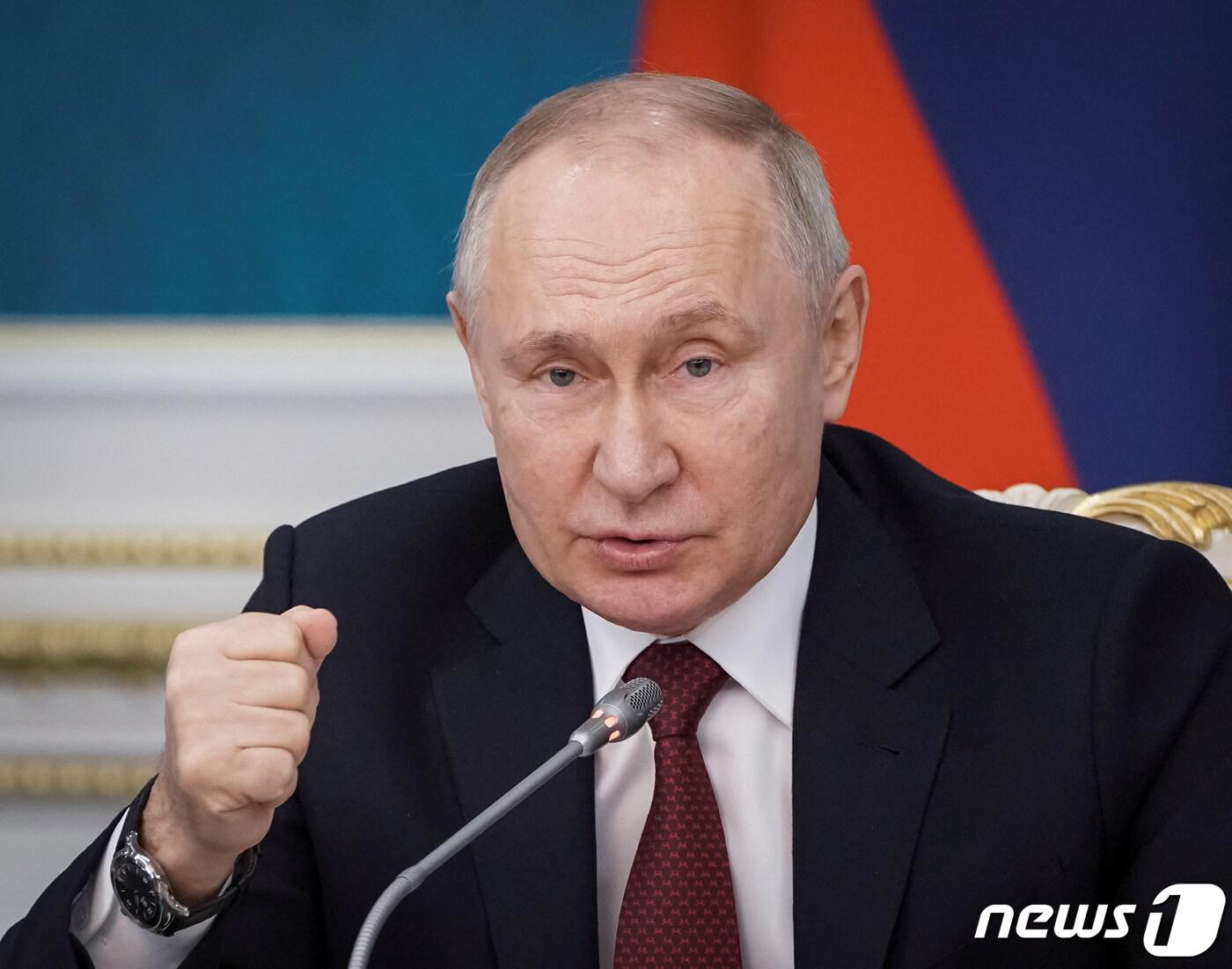 본문 이미지 - 블라디미르 푸틴 러시아 대통령. 2023.11.10 ⓒ 로이터=뉴스1 ⓒ News1 김민수 기자