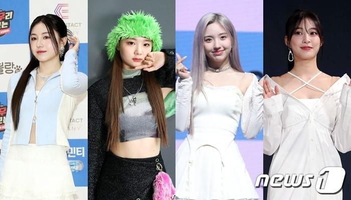 본문 이미지 - 수능에 응시하는 아이돌 로켓펀치 다현(왼쪽부터), 라임라잇 가은, 케플러 강예서, 위클리 조아 / 뉴스1 DB