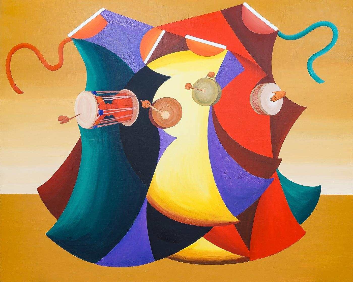 본문 이미지 - 정강자, 무제(JUNG Kangja, Untitled), ca. late 1990s, Oil on canvas, 130x162cm. 아라리오갤러리 서울 제공.