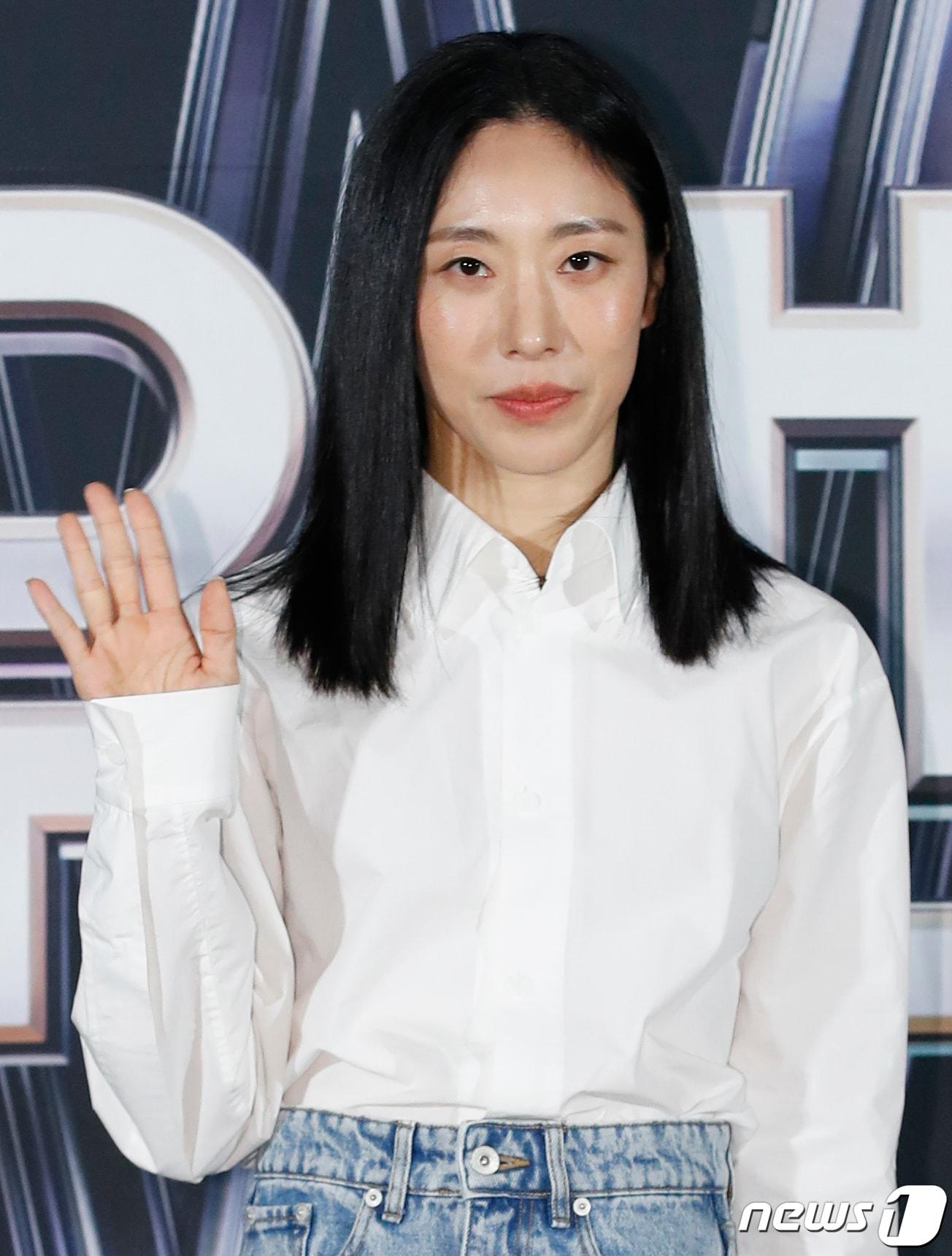 본문 이미지 - 안무가 리아킴이 17일 오전 서울 강남구 청담동 CGV 청담씨네시티에서 열린 Mnet '스트릿 우먼 파이터 2' 종영 기자간담회에서 포즈를 취하고 있다. 2023.10.17/뉴스1 ⓒ News1 권현진 기자