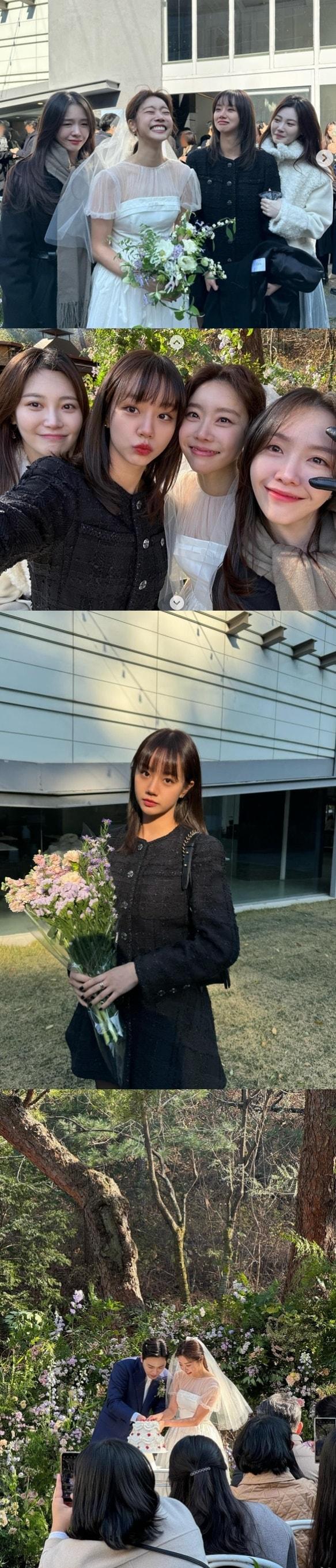 본문 이미지 - 소진 결혼식에 모인 걸스데이 멤버들