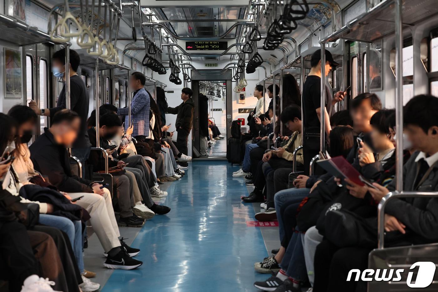 지하철 4호선 모습./뉴스1 ⓒ News1 구윤성 기자