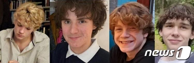 본문 이미지 - &#40;왼쪽부터&#41; 제본 허스트, 하비 오웬, 윌프 헨더슨, 휴고 모리스. &#40;노스 웨일스 경찰 제공&#41; .