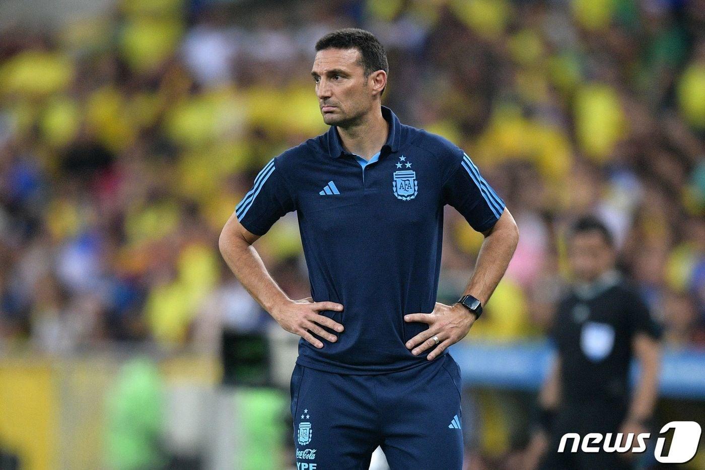 리오넬 스칼로니 감독, ⓒ AFP=뉴스1