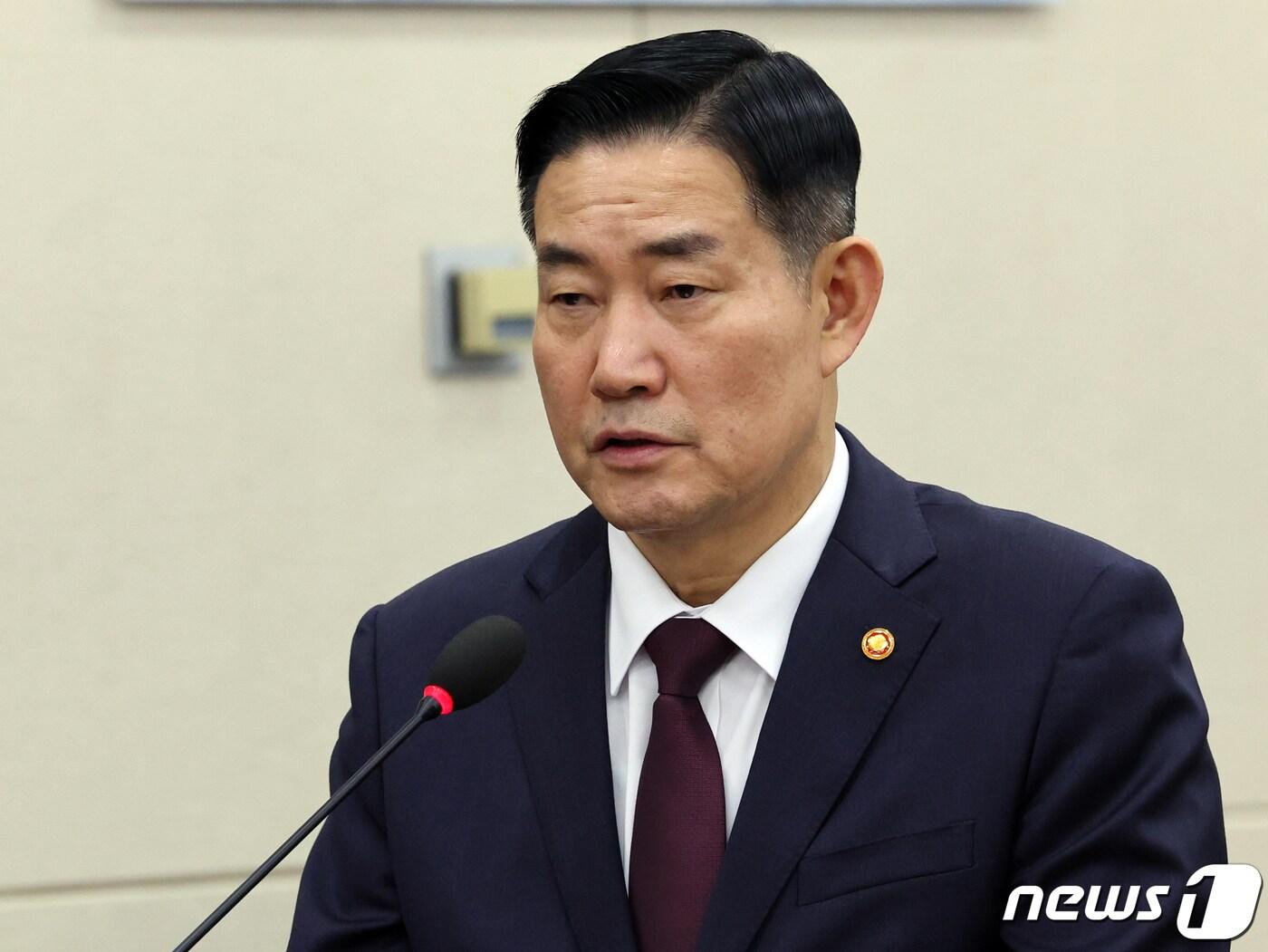 본문 이미지 - 신원식 국방부 장관. 2023.11.23/뉴스1 ⓒ News1 황기선 기자