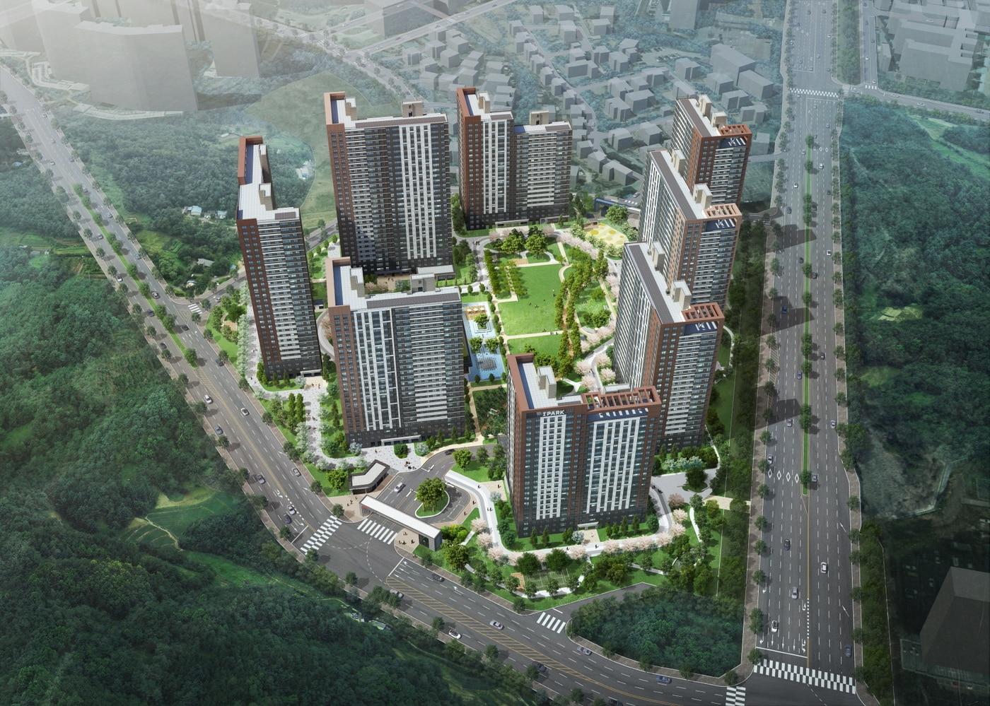 청주 가경 아이파크6단지 조감도.