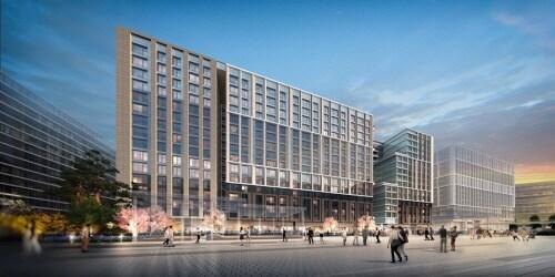 본문 이미지 - VL르웨스트 투시도. /롯데건설 제공 