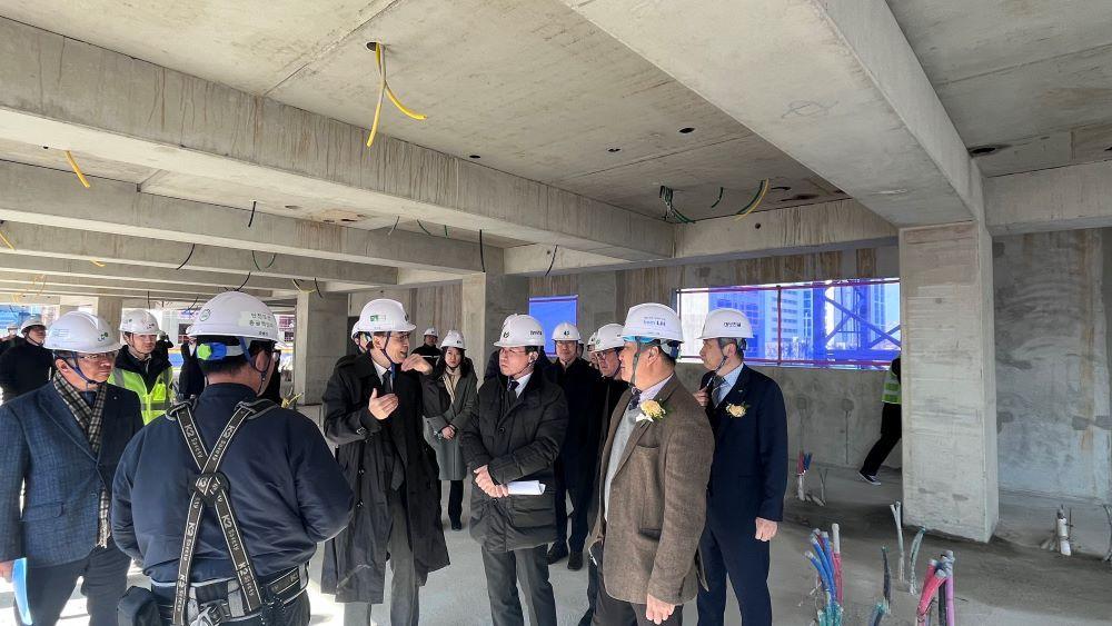 본문 이미지 - PC공법 실증사업 현장.(국토교통부 제공)