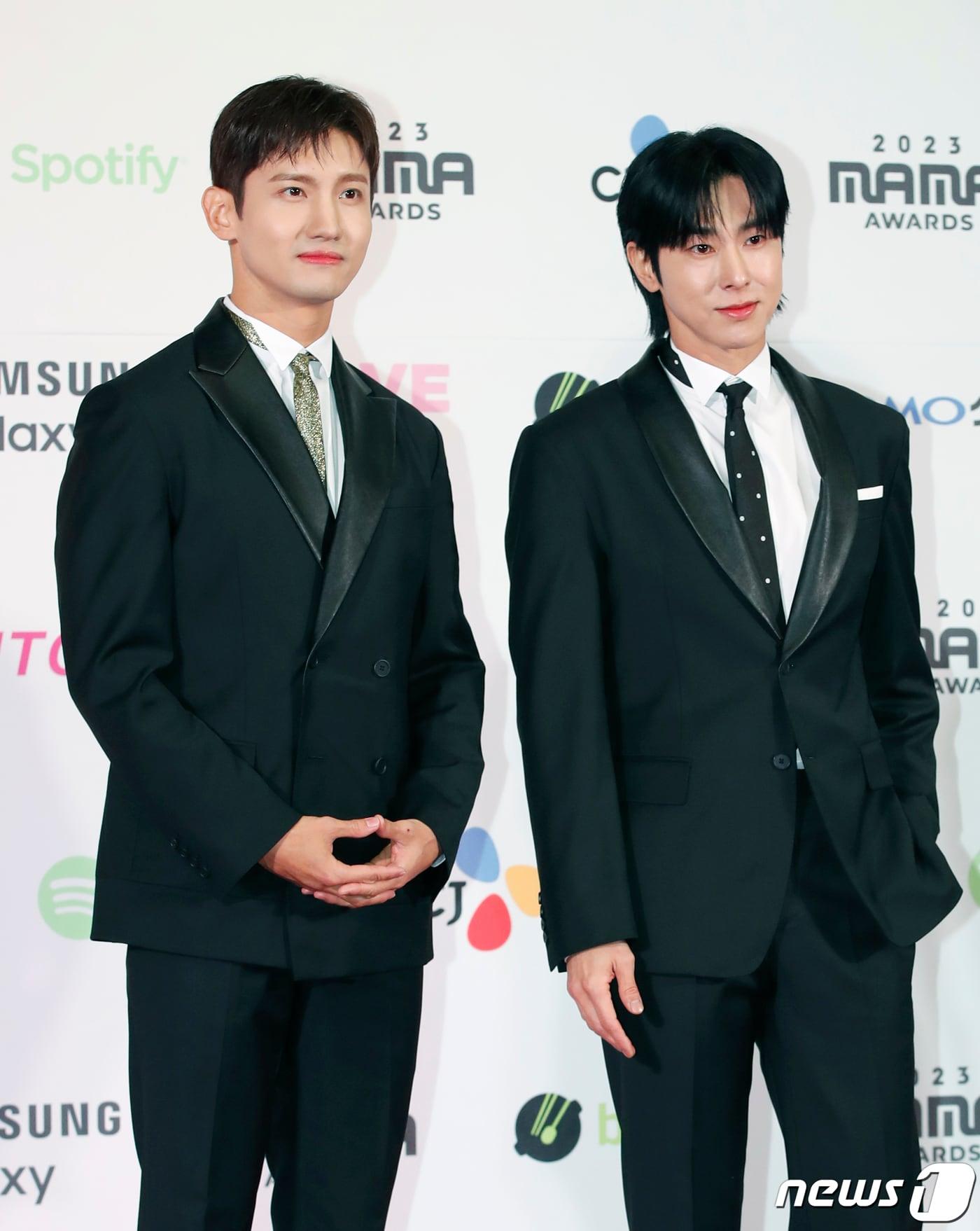 본문 이미지 - 동방신기 최강창민(왼쪽)과 유노윤호 ⓒ News1 권현진 기자