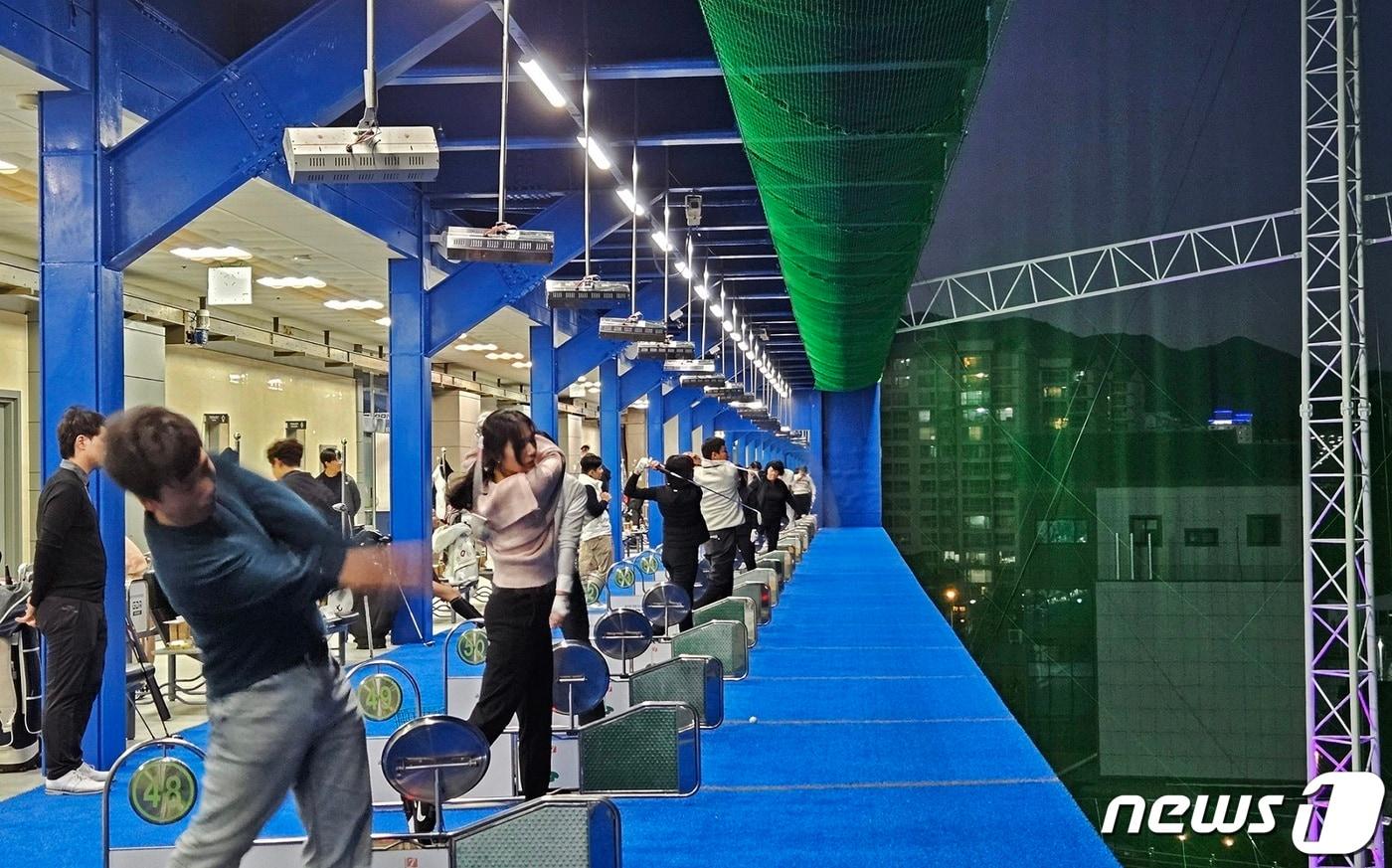 골프존 GDR아카데미 'GDR레인지 김해 가야점' 모습(골프존 제공)