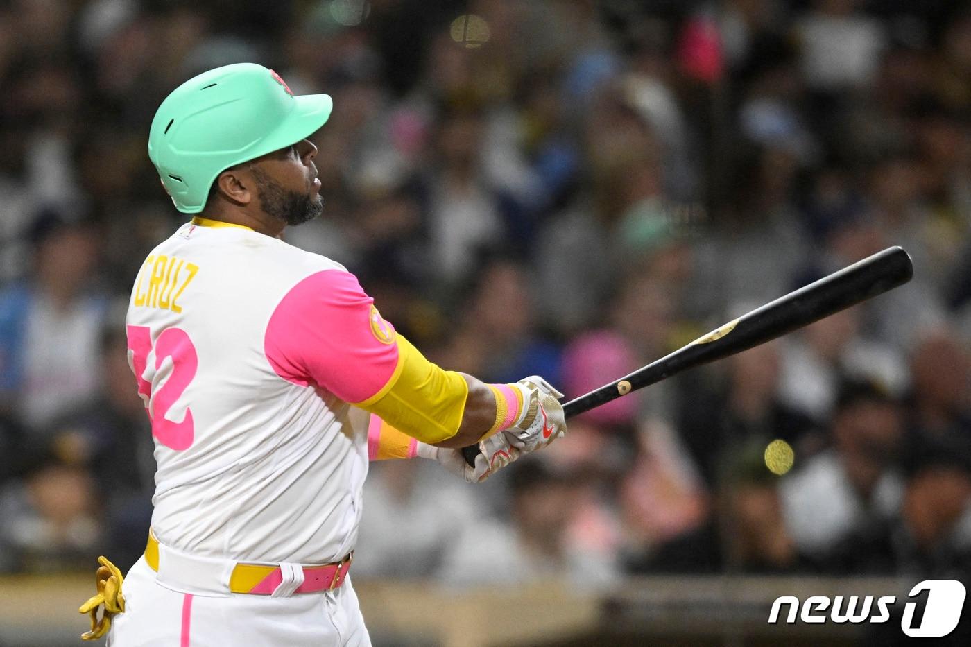 샌디에이고에서 뛰던 넬슨 크루즈. ⓒ AFP=뉴스1