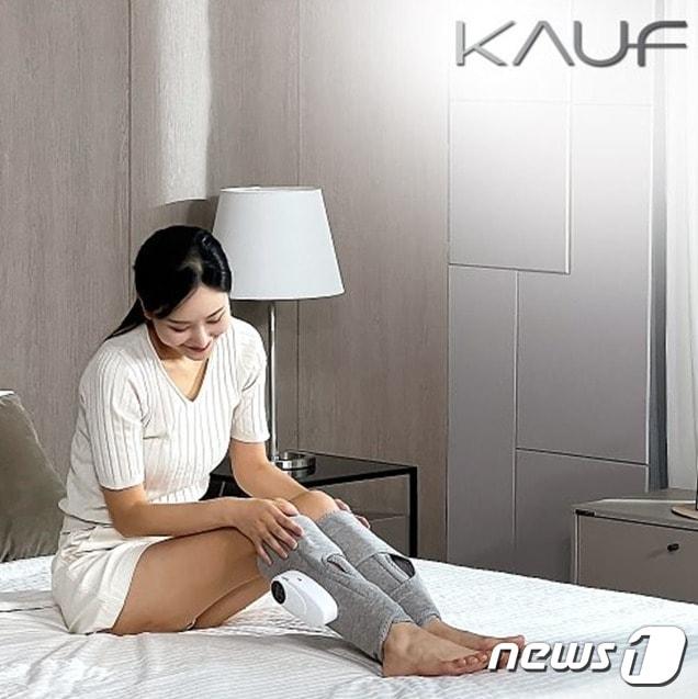 본문 이미지 - 카우프 무선 종아리 온열 마사지기 이미지.(홈앤쇼핑 제공)