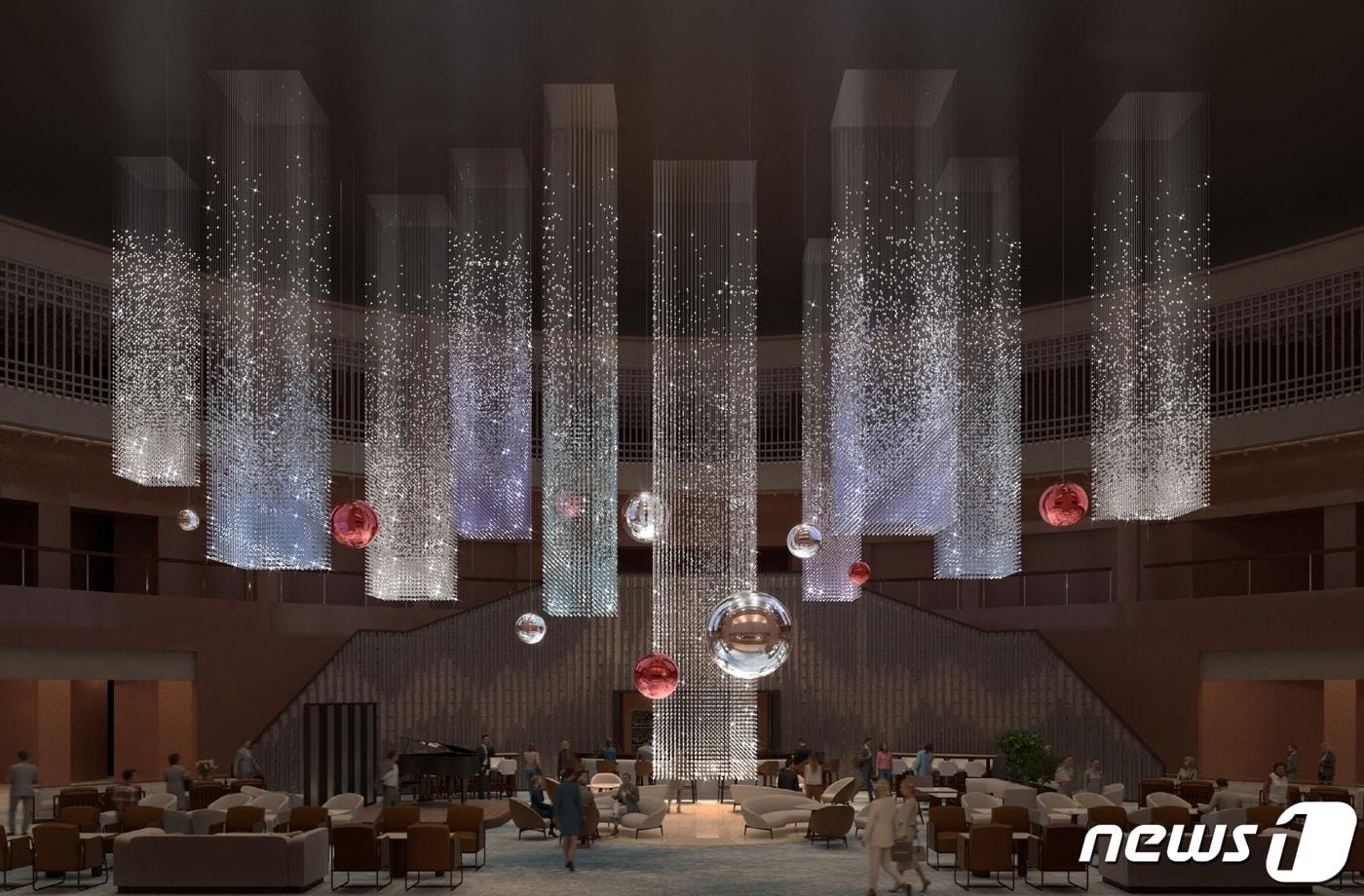 인터컨티넨탈 파르나스 로비 라운지& 바 '빛의 기둥'(파르나스호텔 제공)