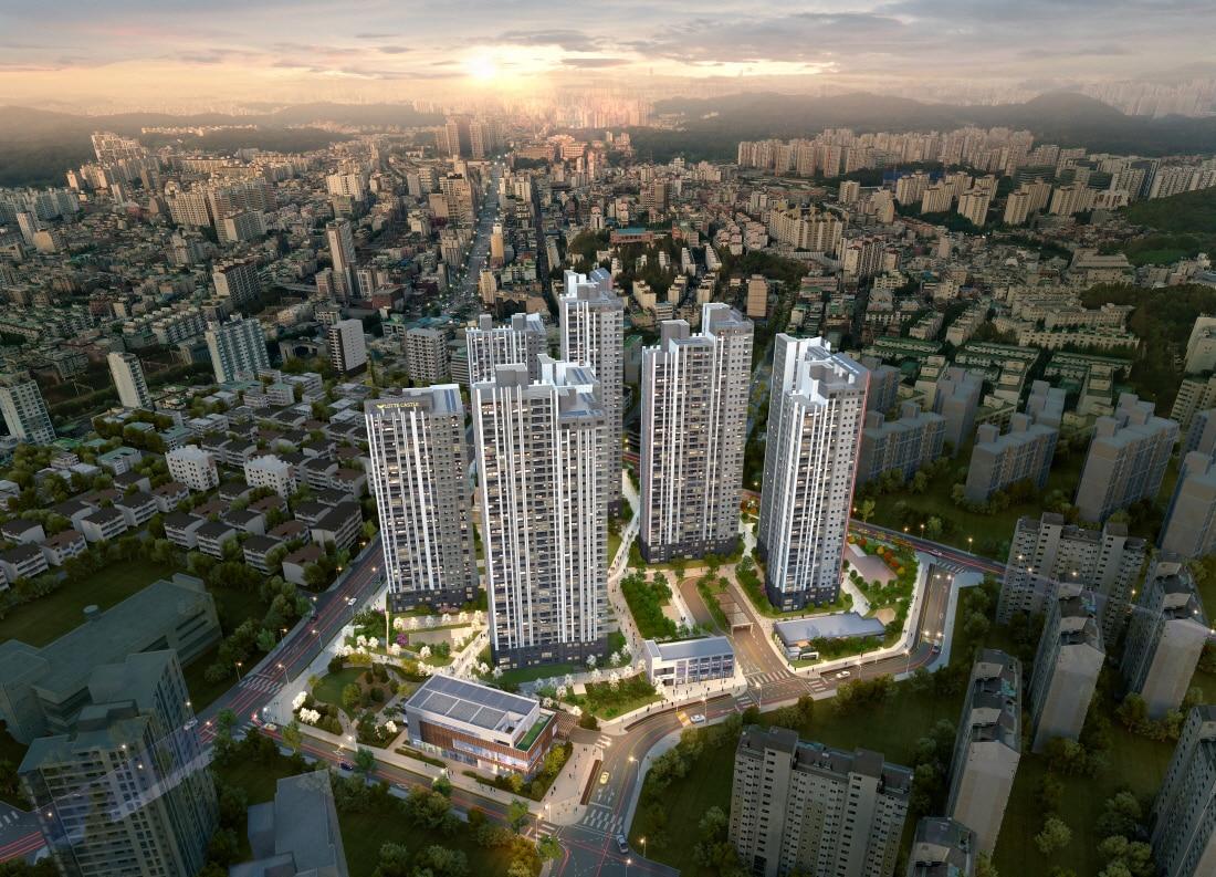 본문 이미지 -  소사역 롯데캐슬 더 뉴엘 조감도. /롯데건설 제공