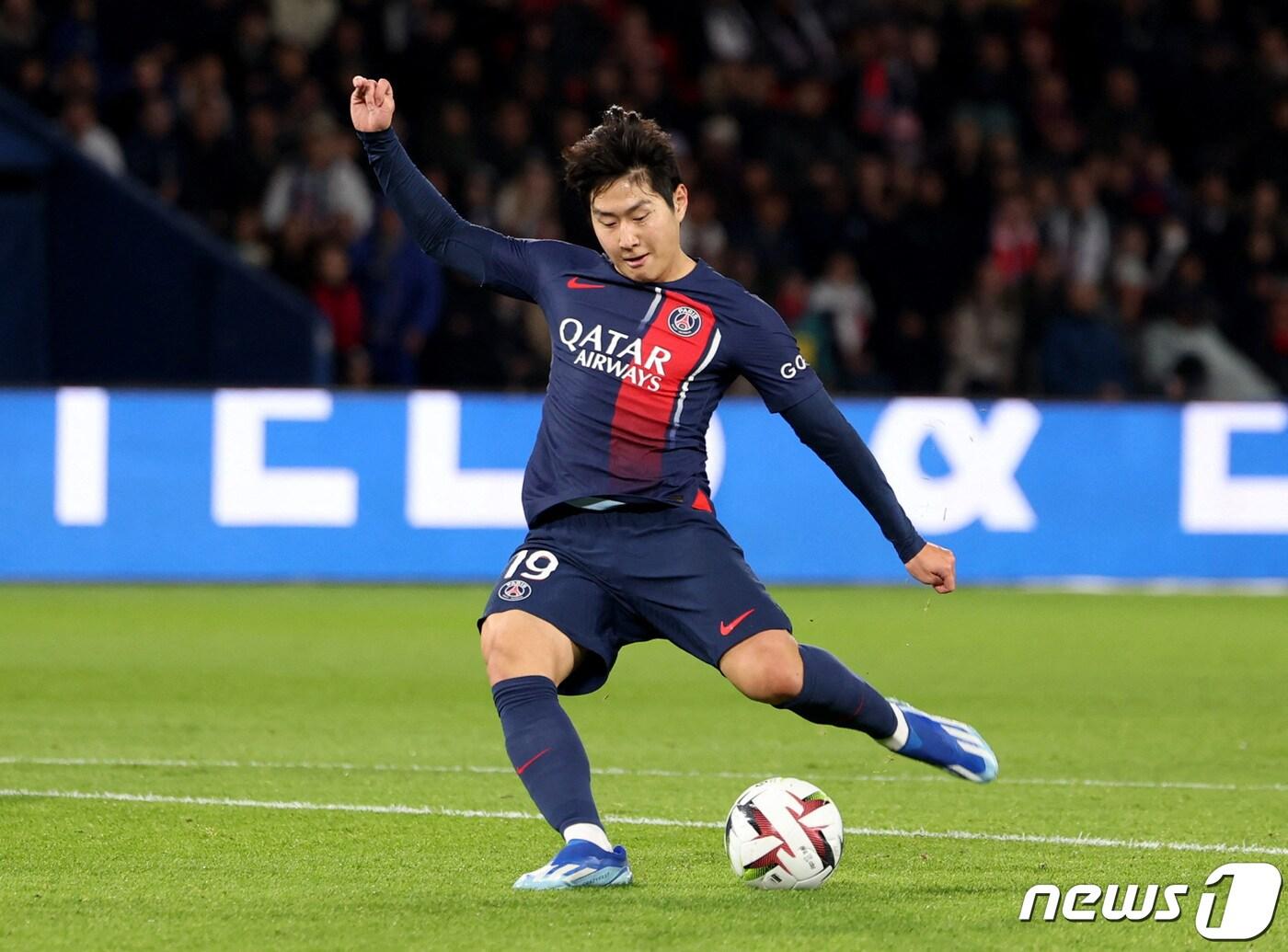 본문 이미지 - PSG의 이강인ⓒ 로이터=뉴스1