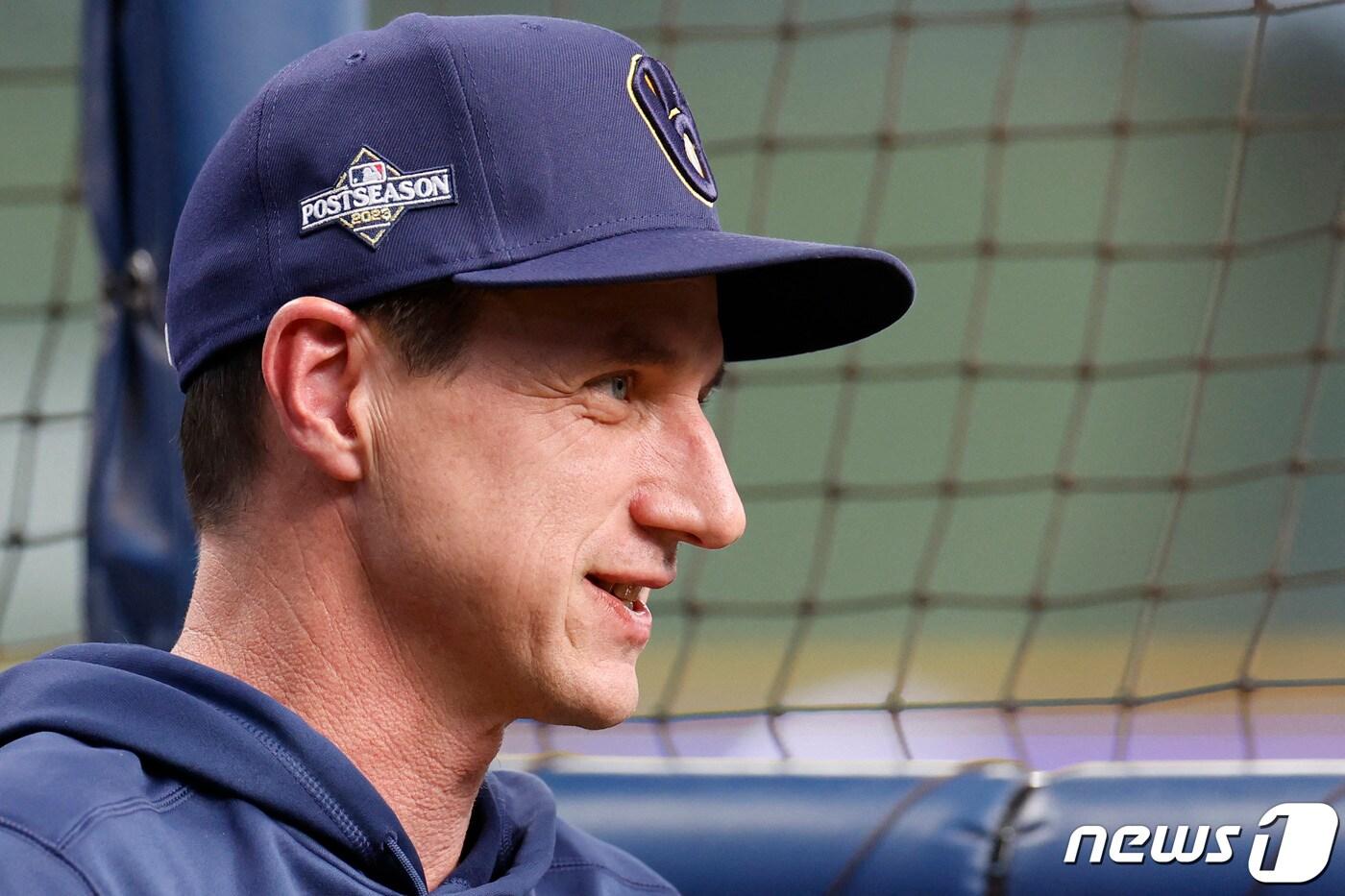 시카고 컵스 신임 감독이 된 크레이그 카운셀 전 밀워키 브루어스 감독. ⓒ AFP=뉴스1