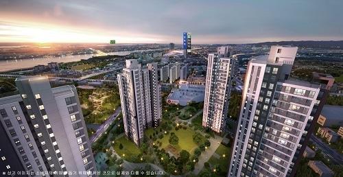 본문 이미지 - '양평 공흥3지구 휴먼빌 아틀리에' 조감도(일신건영).