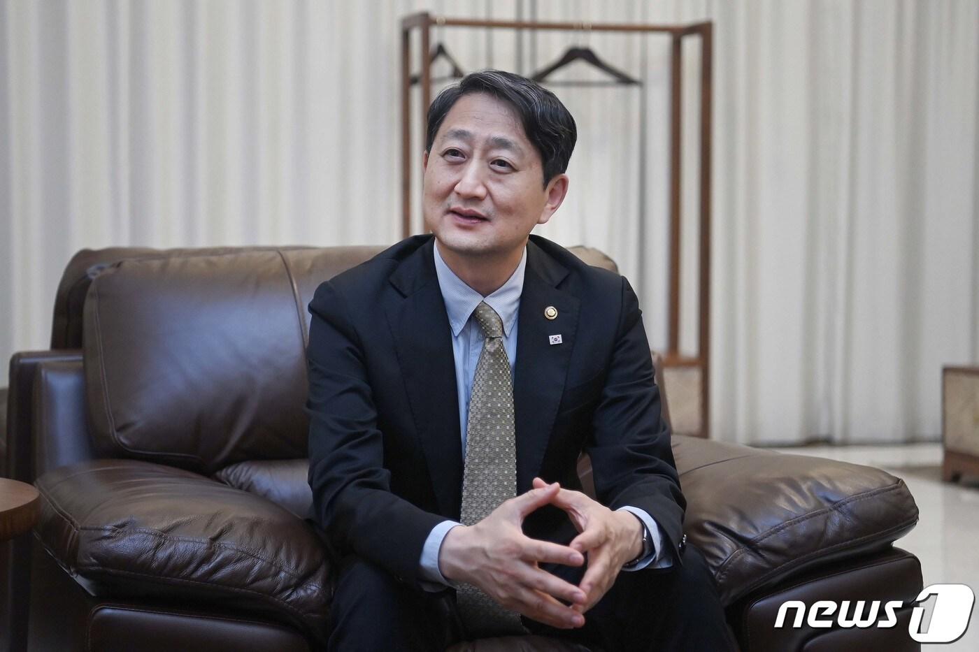 본문 이미지 - 안덕근 산업통상자원부 통상교섭본부장. (산업통상자원부 제공) 2023.11.9/뉴스1
