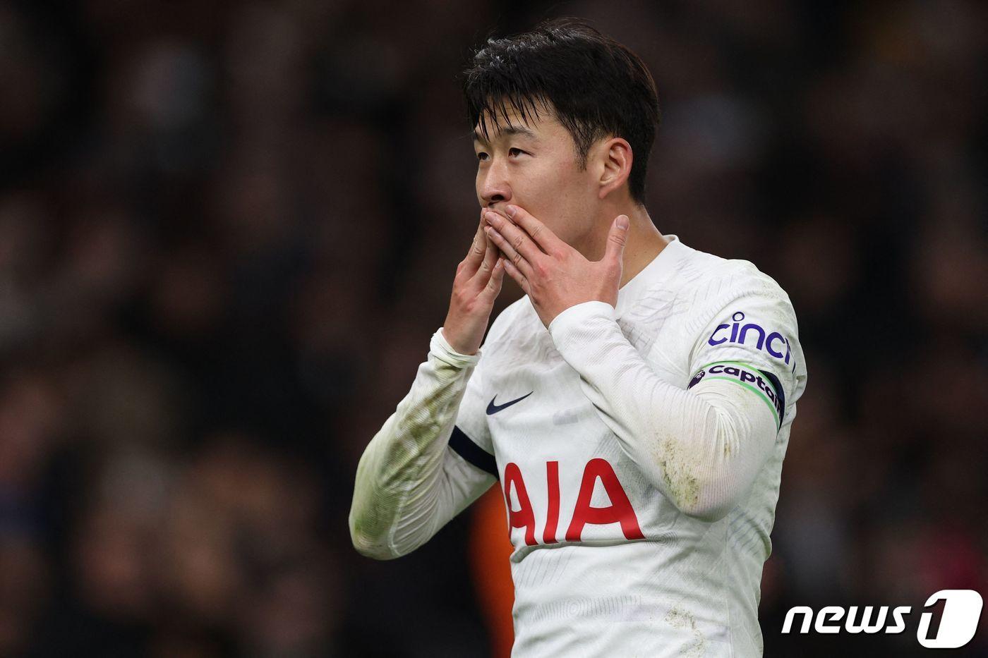 토트넘의 손흥민. ⓒ AFP=뉴스1 ⓒ News1 우동명 기자