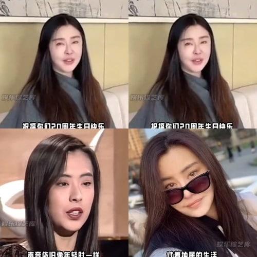 본문 이미지 - 왕조현 최근 근황(위), 과거 왕조현(아래)사진=시나 웨이보 갈무리