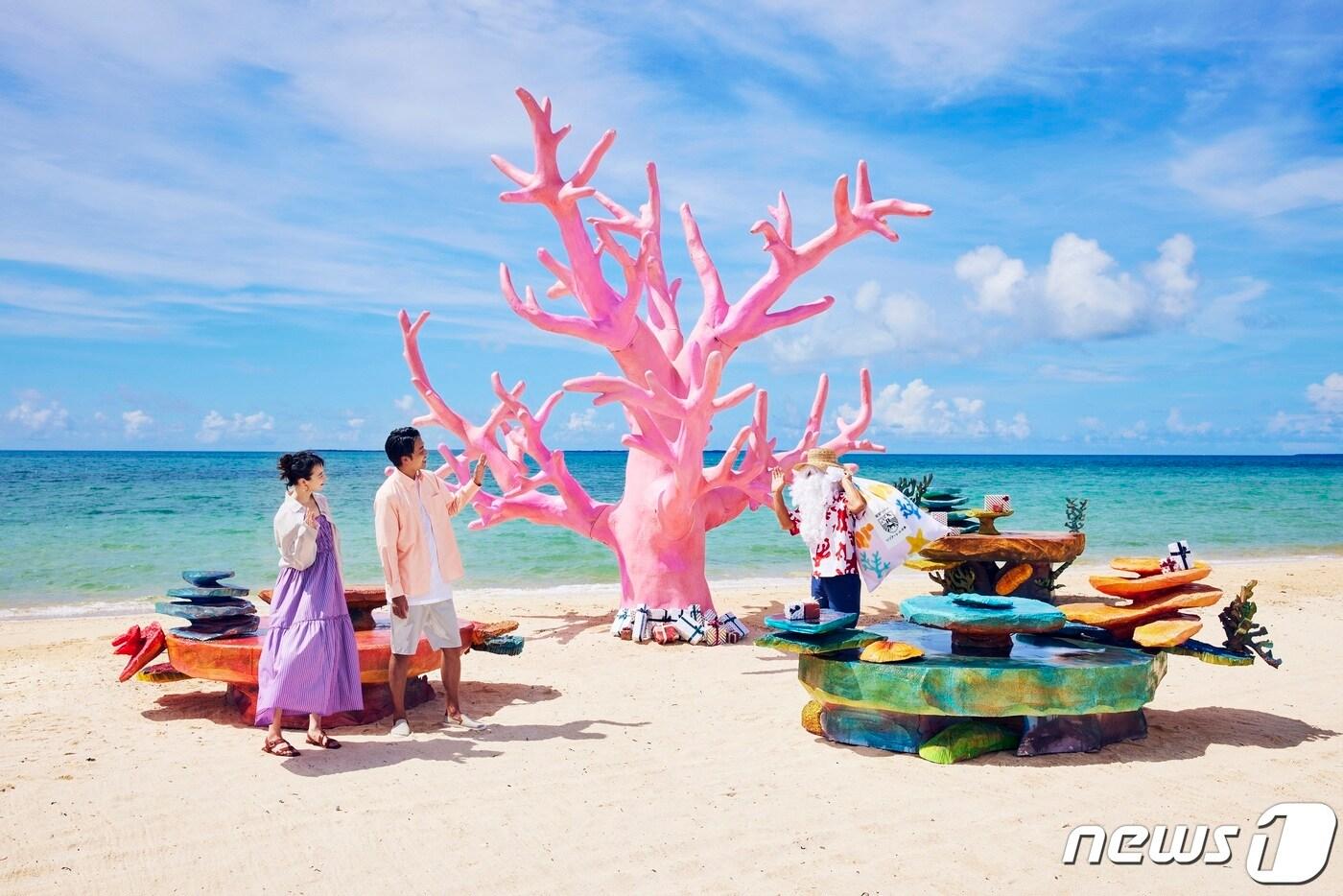 리조나레 고하마지마 '산호 크리스마스'(호시노 리조트 제공)