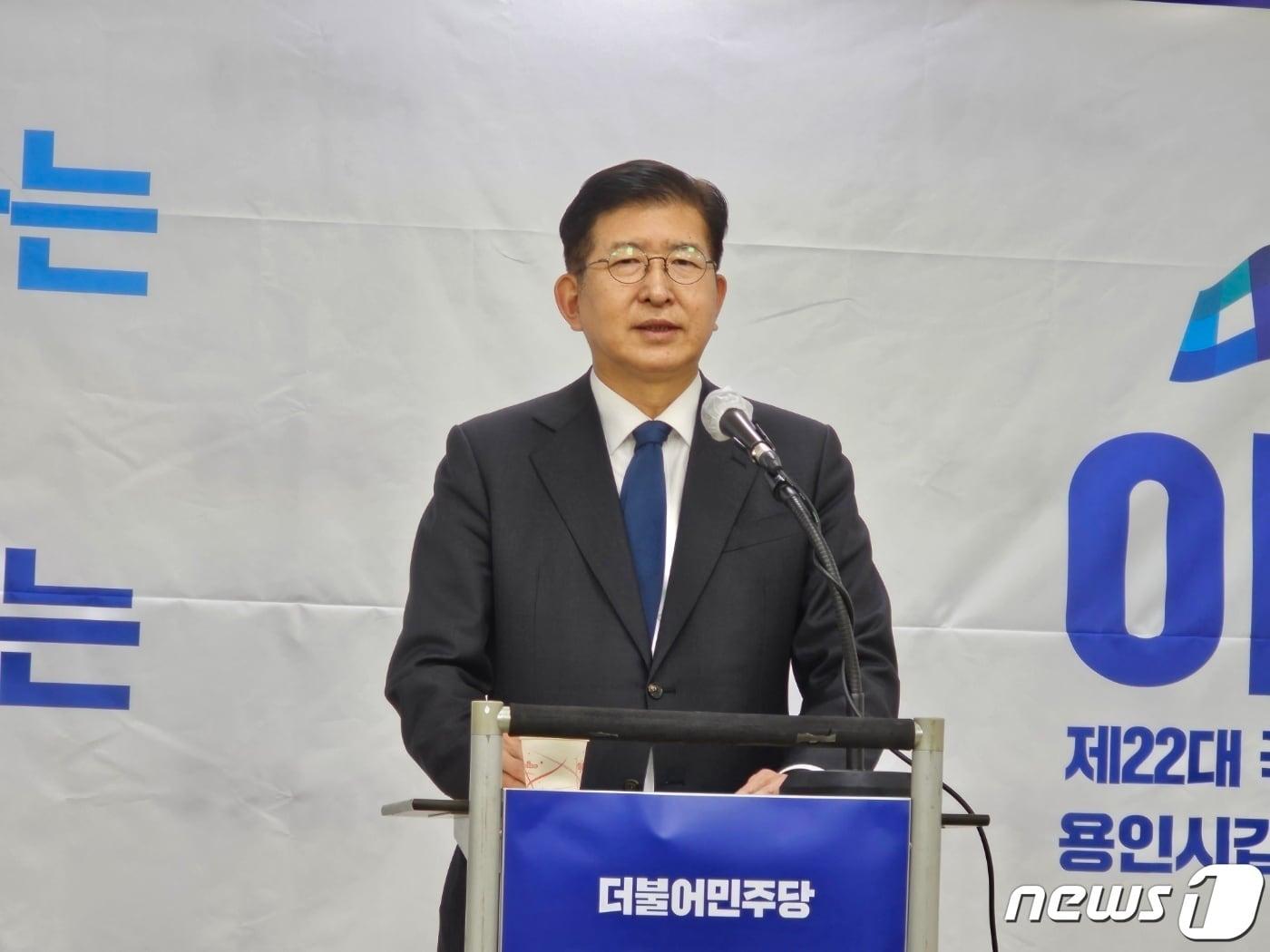 본문 이미지 - 이상식 민주당 용인갑 예비후보. ⓒ News1 김평석 기자