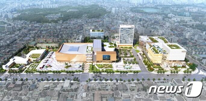 본문 이미지 - 전주종합경기장개발사업 조감도/뉴스1
