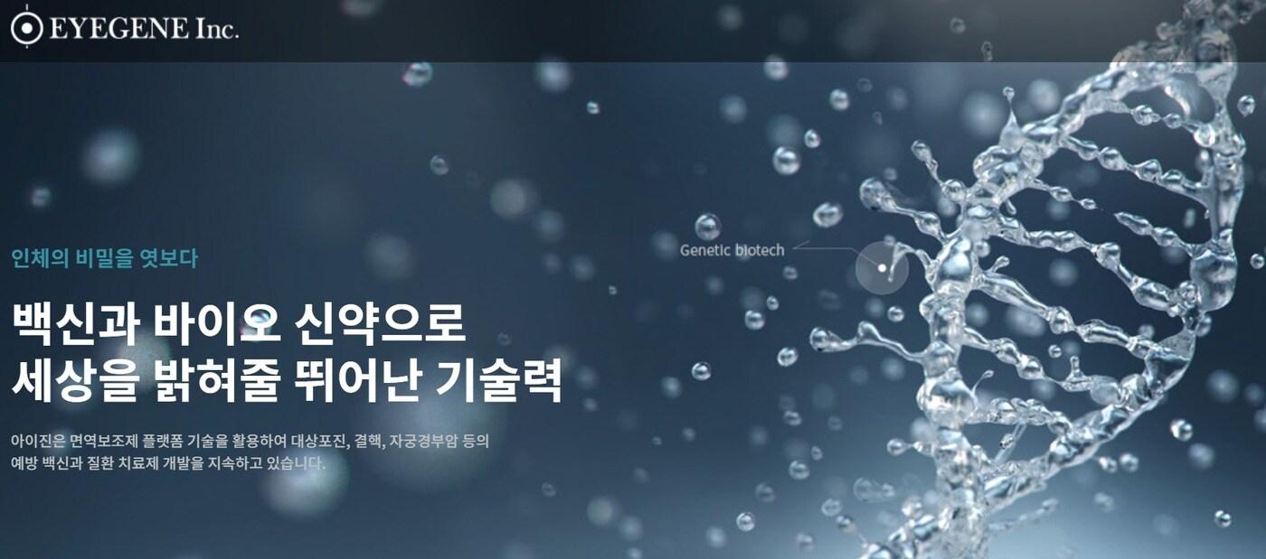 본문 이미지 - 아이진 홈페이지 갈무리.